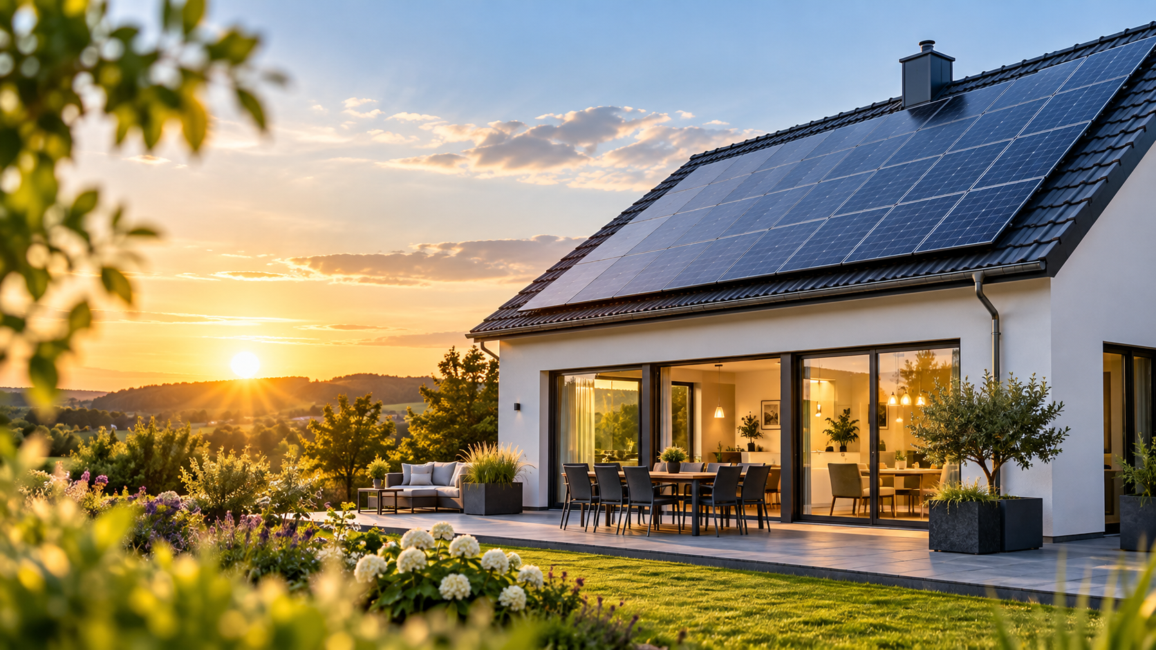 Photovoltaik Essen – Solaranlage auf einem Einfamilienhaus