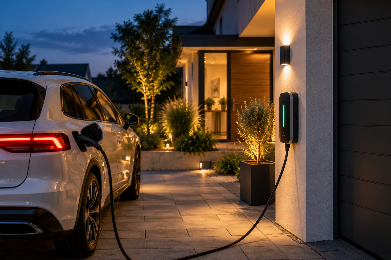 Elektroauto zuhause an einer Wallbox in Essen laden